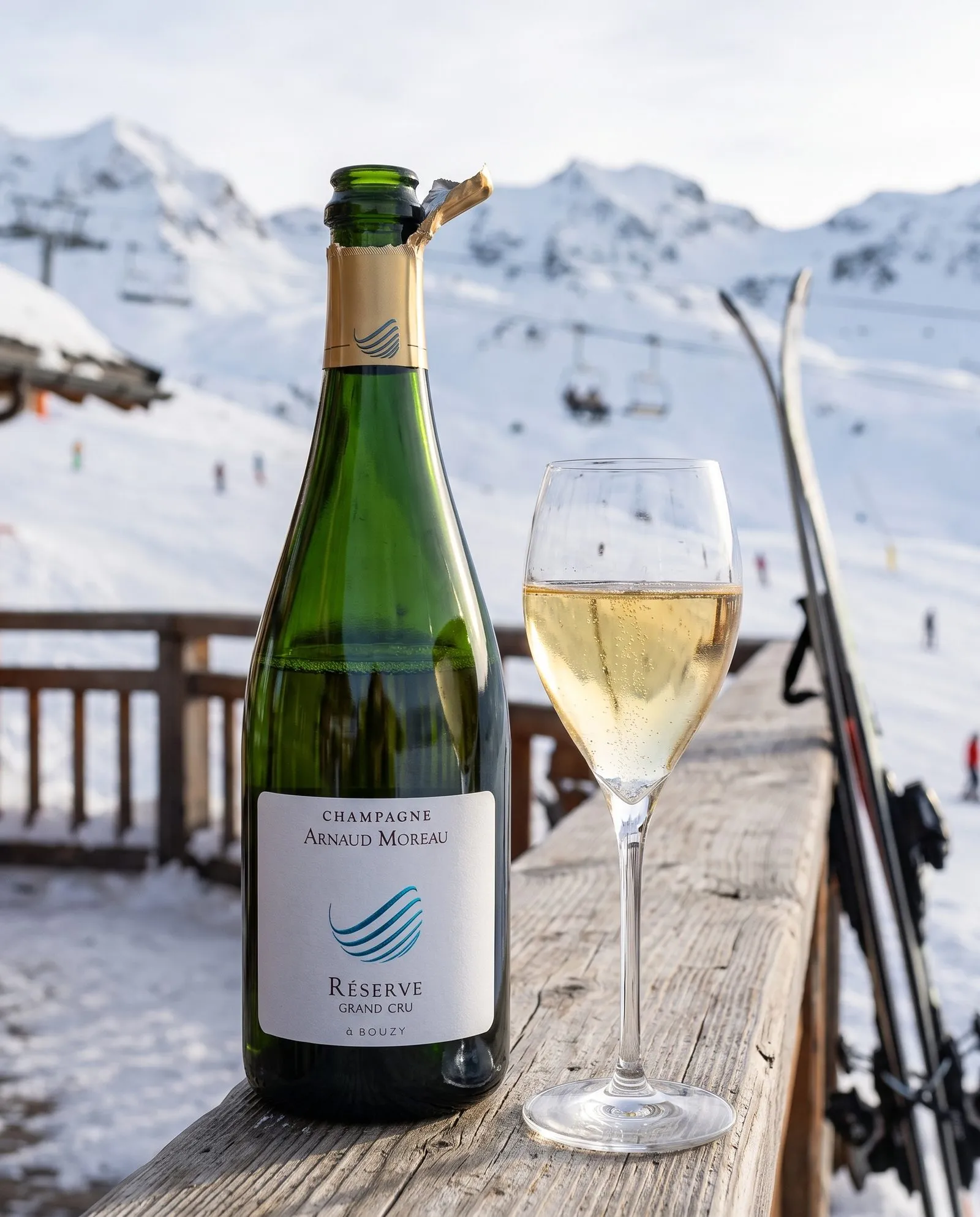 Champagne Arnaud Moreau Réserve · en montagne